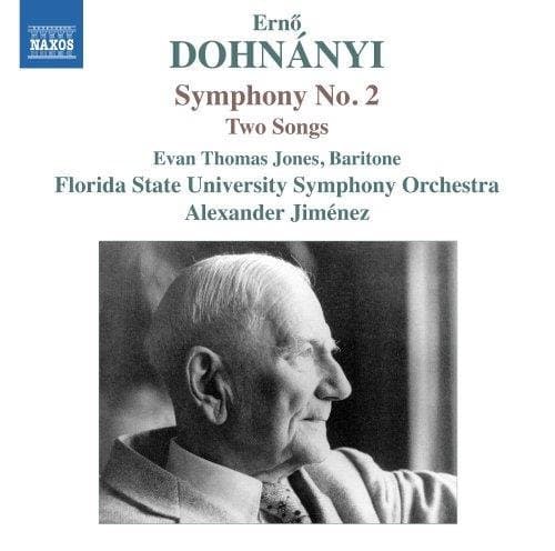Evan Thomas Jones, Florida State University Symphony Orchestra, Alexander Jiménez - Dohnányi: Symphony No. 2 | Two Songs (CD)