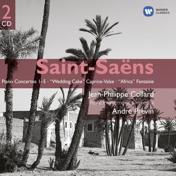 Jean-Philippe Collard, Royal Philharmonic Orchestra, André Previn - Saint-Seans: Complete Piano Concertos 1 - 5 (2 CD)