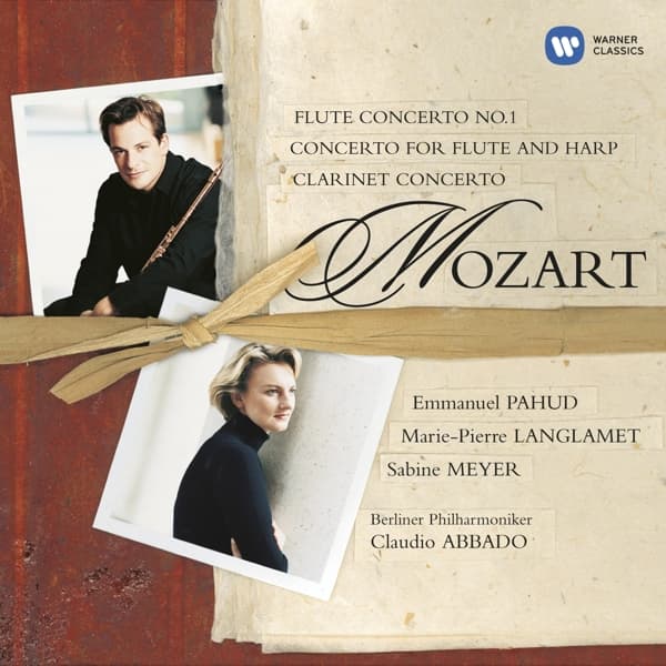 Emmabuel Phud, Marie-Pierre Langlamet, Sabine Meyer, Berliner Philharmoniker, Claudio Abbado - Mozart: Flute Concerto No.1 | Concerto For Flute And Harp | Clarinet Concerto (CD)
