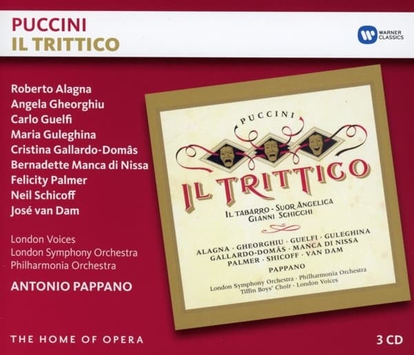 Roberto Alagna, London Symphony Orchestra, Philharmonia Orchestra, Antonio Pappano - Puccini: Il Trittico (3 CD)