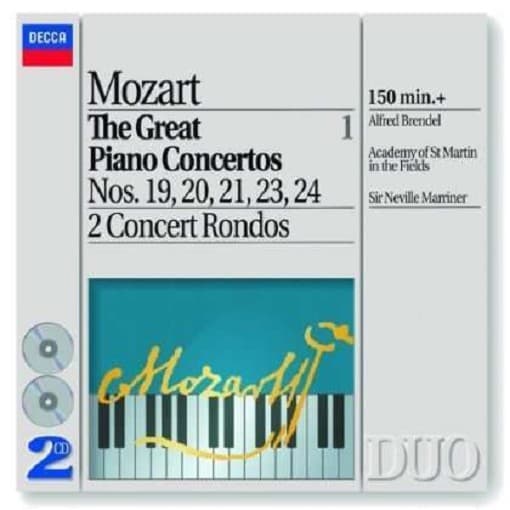 Alfred Brendel, Academy Of St. Martin In The Field, Sir Neville Marriner - Mozart: The Great Piano Concertos Nos. 19,20,21,23,24 (2 CD)