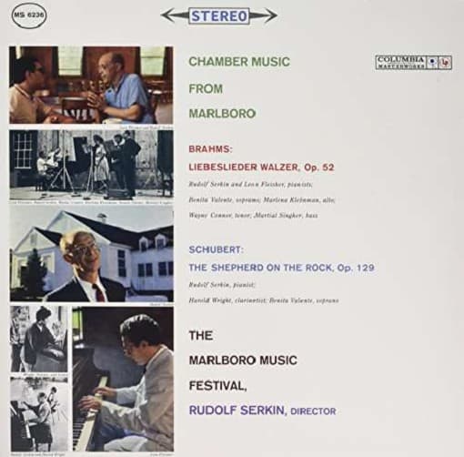 Marlboro Music Festival, Rudolf Serkin - Liebeslieder Walzer, Op. 52 / The Shepherd On The Rock, Op. 129 (LP)