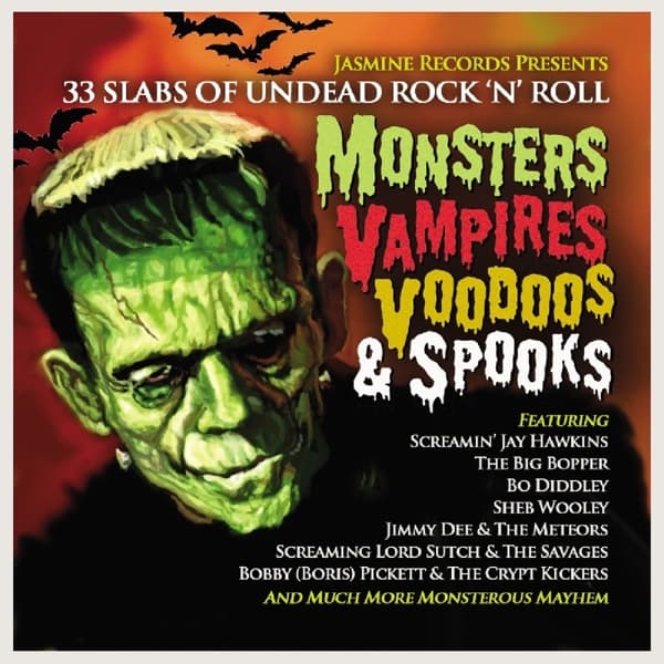 Various Artists - Monsters, Vampires, Voodoos & Spooks - 33 Slabs Of Undead Rock ‘N’ Roll (CD)