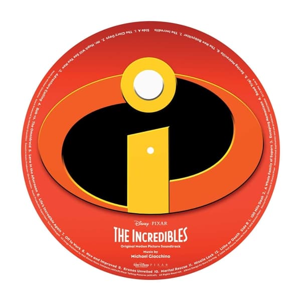 Michael Giacchino - The Incredibles (LP) (Limited Edition) (Picture Disc) (Original Soundtrack)