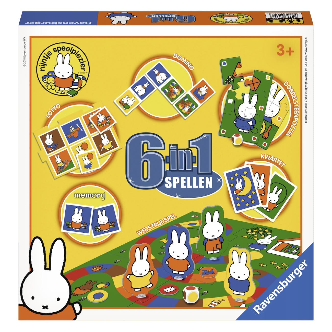 Ravensburger Nijntje Spellen, 6in1