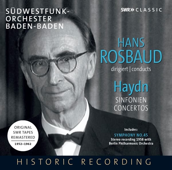 Südwestfunk-Orchester Baden-Baden, Berliner Philharmonic Orchestra, Hans Rosbaud - Haydn: Sinfonien, Concertos (Aufnahmen | Recordings 1952-1962) (7 CD)