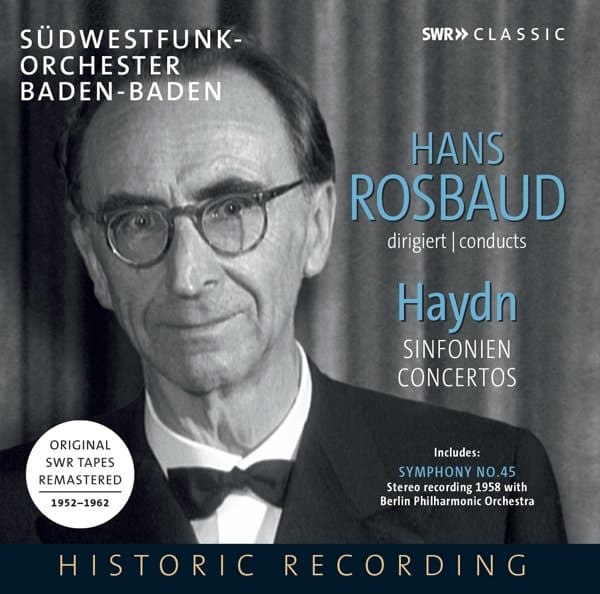 Südwestfunk-Orchester Baden-Baden, Berliner Philharmonic Orchestra, Hans Rosbaud - Haydn: Sinfonien, Concertos (Aufnahmen | Recordings 1952-1962) (7 CD)