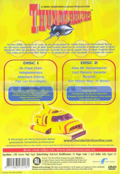 Thunderbirds 7 & 8  (DVD)