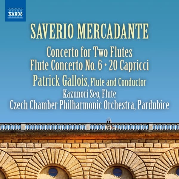 Patrick Gallois, Kazunori Seo, Komorni Filharmonie Pardubice - Mercadante: Concerto For Two Flutes | Concerto No. 6 | 20 Capricci (CD)