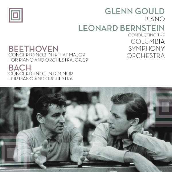 Glenn Gould, The Columbia Symphony Orchestra, Leonard Bernstein - Plays Beethoven Concerto No.2 & Bach Concerto No.1 (LP)