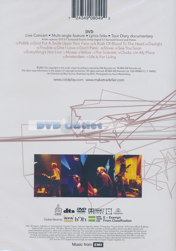 Coldplay - Live 2003 (DVD)