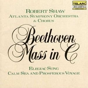 Atlanta Symphony Orchestra & Chorus, Robert Shaw - Beethoven: Mass In C Major / Elegiac Song (CD)