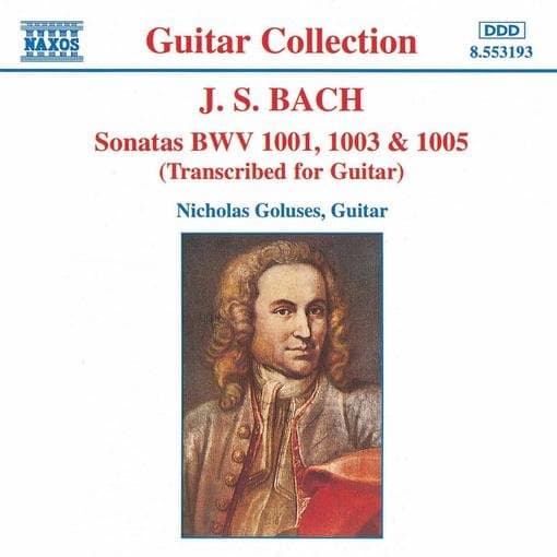 Nicholas Goluses - J.S. Bach: Sonatas For Guitar (CD)