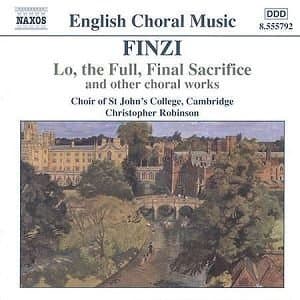 Choir Of St. John's College Cambridge, Christopher Robinson - Finzi: Choral Music (CD)