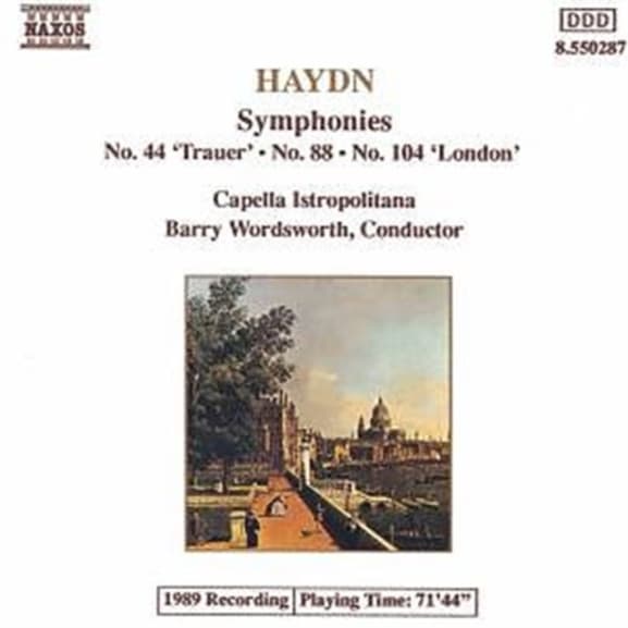Capella Istropolitana, Barry Wordsworth - Haydn: Symphonies 44, 88 & 104 (CD)