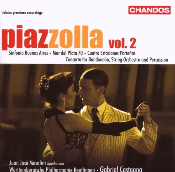 Juan José Mosalini, Württembergische Philharmonie Reutlingen, Gabriel Castagna - Piazzolla: Orchestral Works Vol .2 (CD)