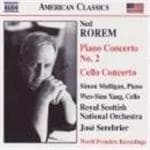 Simon Mulligan, Wen-Sinn Yang, Royal Scottish National Orchestra - Rorem: Piano Concerto No.2 | Cello Concerto (CD)
