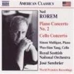 Simon Mulligan, Wen-Sinn Yang, Royal Scottish National Orchestra - Rorem: Piano Concerto No.2 | Cello Concerto (CD)