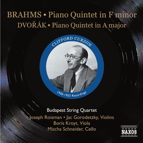 Clifford Curzon, Budapest String Quartet - Piano Quintets By Brahms | Dvořák (CD) (Remastered)