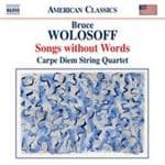 Carpe Diem String Quartet - Wolosoff: Songs Without Words | 18 Divertimenti (CD)