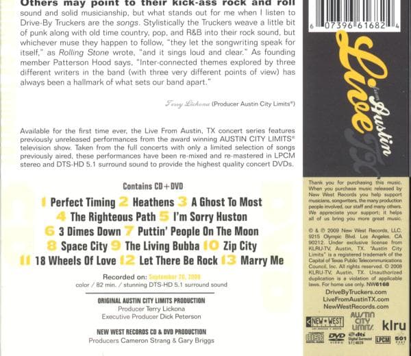 Drive-By Truckers - Live from Austin, Texas (CD | DVD)