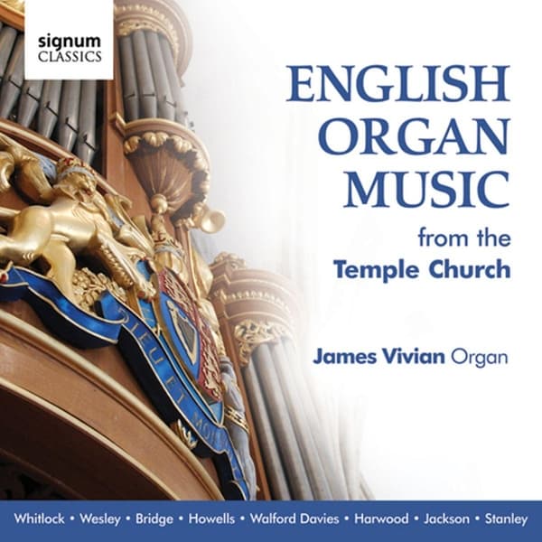 James Vivian - English Organ Music From The Temple Church (CD)