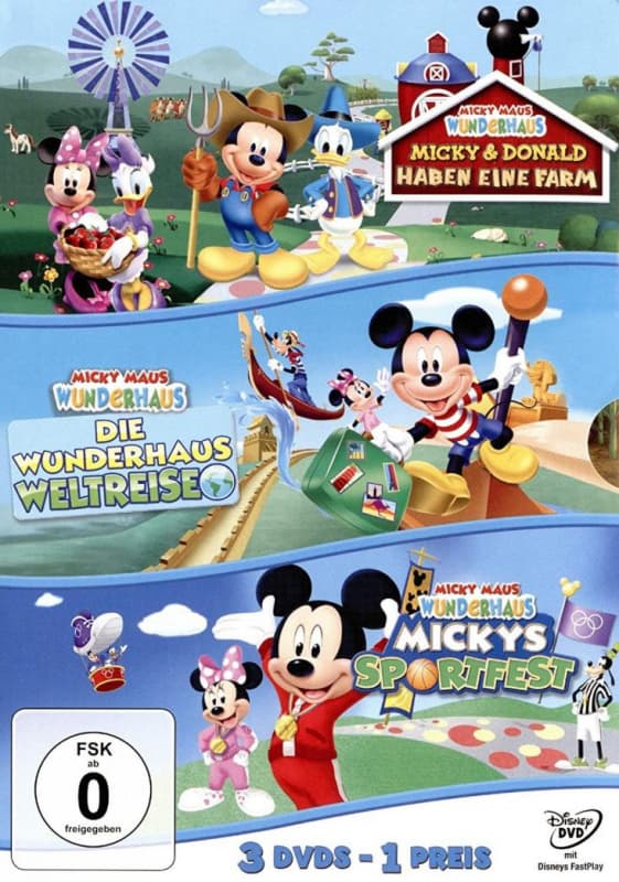Micky Maus Wunderhaus: Sportfest / Weltreise / Farm (dreierpack) (Import)