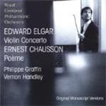 Philippe Graffin, Royal Liverpool Philharmonic Orchestra, Vernon Handley - Elgar: Violin Concerto | Poème (CD)