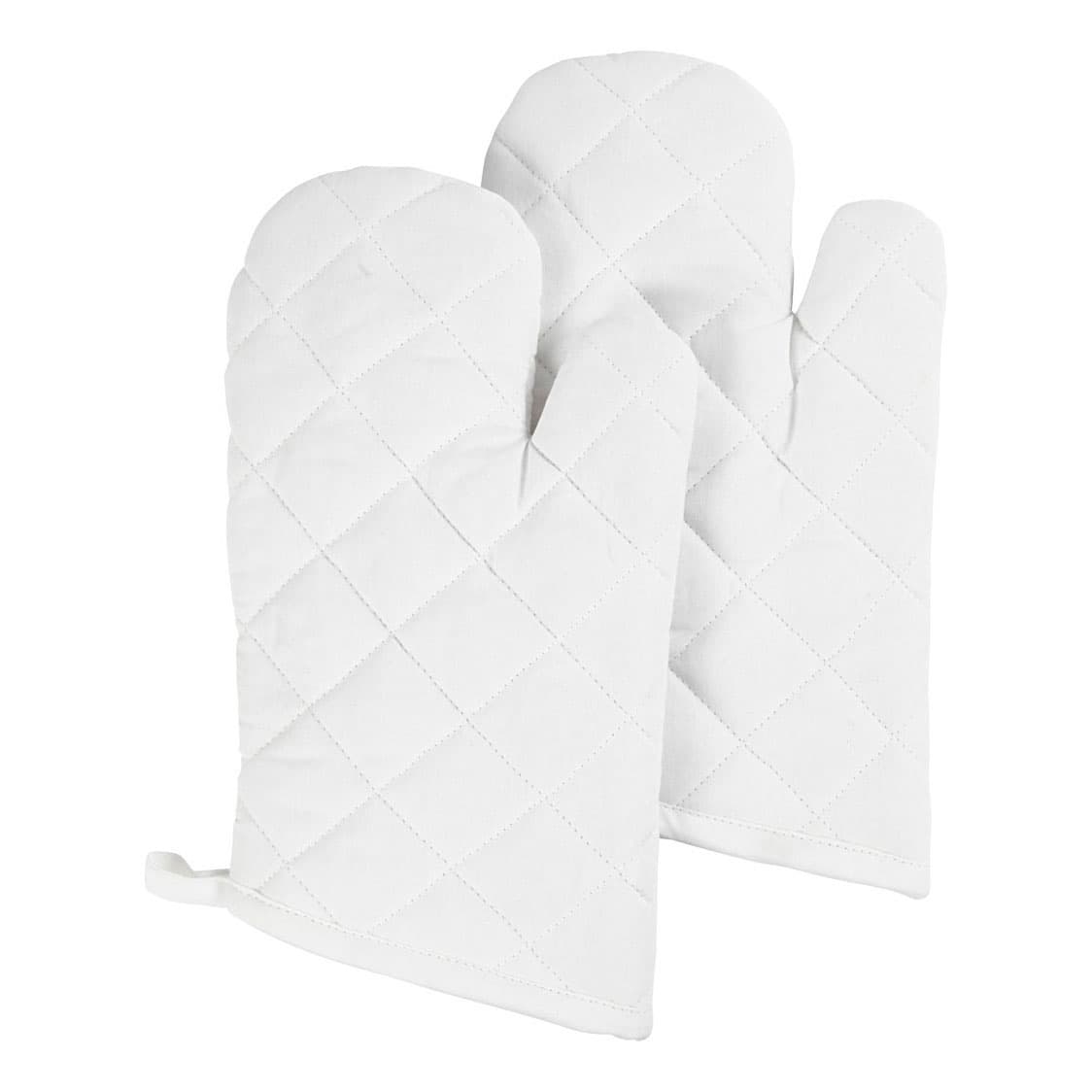 Grillhandschuh, Gr??e 18x28 Cm, 145 G/qm, 2 Stck., Wei