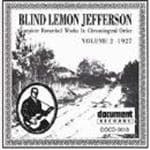 Blind Lemon Jefferson - Blind Lemon Jefferson Vol 2 1927