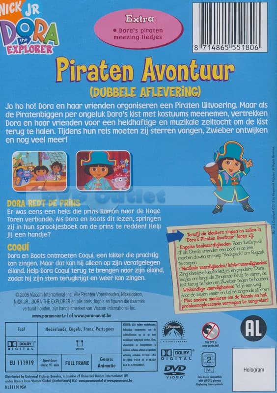 Dora - Piraten avontuur