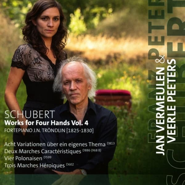 Jan Vermeulen & Veerle Peeters - Schubert: Works For 4 Hands Vol. 4 (CD)