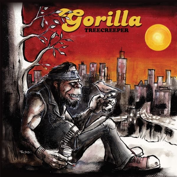 Gorilla - Treecreeper (yellow Background / Splatter Red & Black Vinyl)