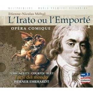 L'Arte Del Mondo, Werner Ehrhardt - Méhul: L'Irato Ou L'Emporté (CD)