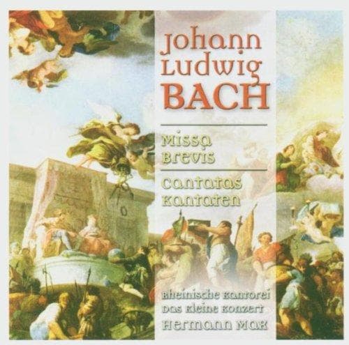 Rheinische Kantorei, Das Kleine Konzert, Hermann Max - J.L. Bach: Missa Brevis & Cantatas (CD)
