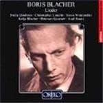Stella Doufexis, Christopher Lincoln, Petersen Quartet - Blacher: Lieder (CD)