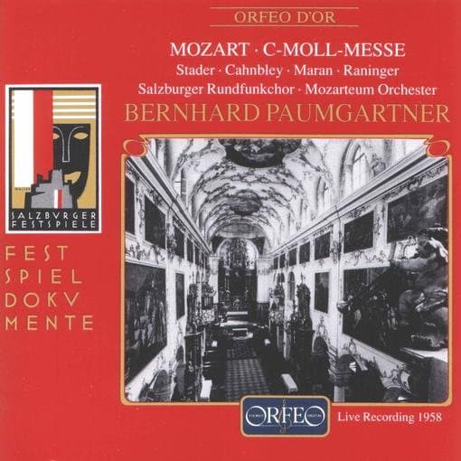 Salzburger Rundfunkchor, Mozarteum Orchester, Bernherd Paumgartner - Mozart: C-Moll Messe (CD) (Remastered)