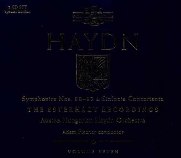 Austro-Hungarian Haydn Orchestra, Ádám Fischer - Haydn: Symphonies Nos. 88-92 & Sinfonia Concertante - The Esterházy Recordings - Volume Seven (2 CD)