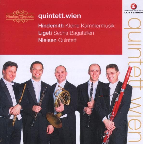 Quintett.Wien - Hindemith: Kleine Kammermusik | Ligeti: Sechs Bagatellen | Nielsen: Quintett (CD)