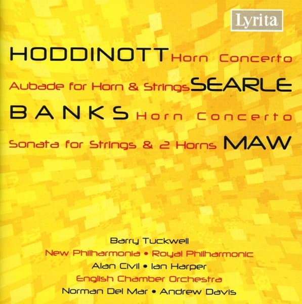 New Philharmonia Orchestra, Royal Philharmonic Orchestra, Alan Civil, Ian Harper, English Chamber Orchestra, Norman Del Mar, Andrew Davis - Hoddinott: Music For Horn And Orchestra (CD)