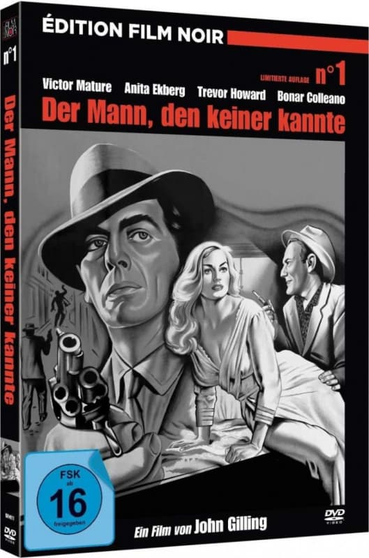 Victor Mature/anita Ekberg/trevor Howard - Der Mann, Den Keiner Kannte - Film Noir Nr. 1 Mb