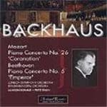 Wilhelm Backhaus Piano - Beethoven: Pianoconcerto No. 5, Moz