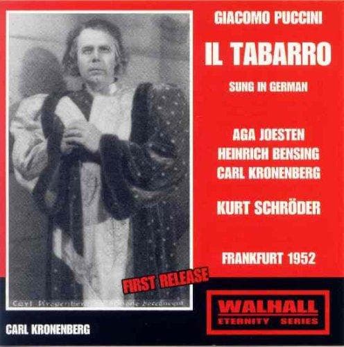 Joesten, Bensing, Kronenberg, - Puccini: Il Tabarro (Frankfurt, 195
