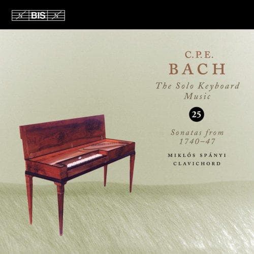 Miklós Spányi - C.P.E.. Bach: Solo Keyboard Music, Volume 25 (CD)