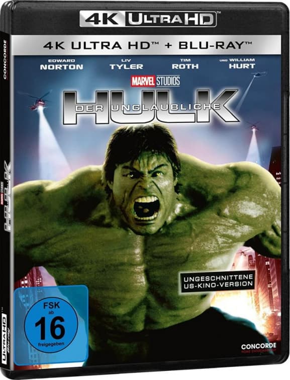 Tyler, Liv / Norton, Edward / Hurt, William - Der Unglaubliche Hulk (4k Uhd)