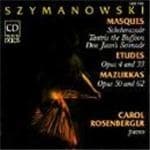 Carol Rosenberger - Masques/Etudes/Mazurkas