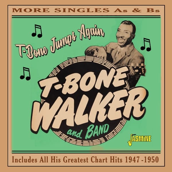 T-Bone Walker - T-Bone Jumps Again - More Singles As & Bs (Includes All His Greatest Chart Hits, 1947-1950) (CD)