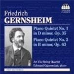 Art Vio String Quartet & Edouard Oganessian - Friedrich Gernsheim: Piano Quintet No. 1 In D Minor, Op. 35 | Piano Quintet No. 2 In B Minor, Op. 63 (CD)