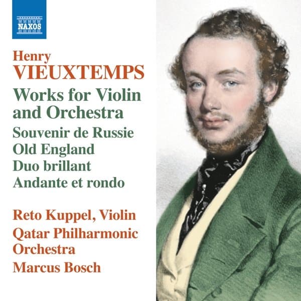 Reto Kuppel, Qatar Philharmonic Orchestra, Marcus R. Bosch - Vieuxtemps: Works For Violin And Orchestra (CD)