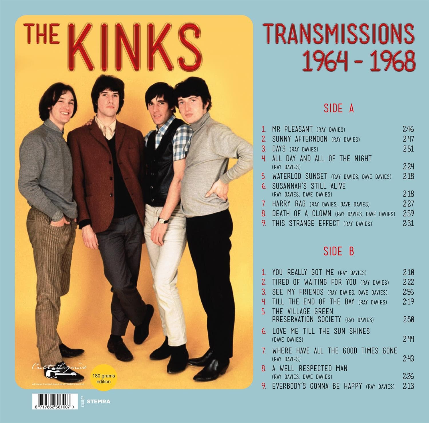 The Kinks - Transmissions 1964 - 1968 (LP)